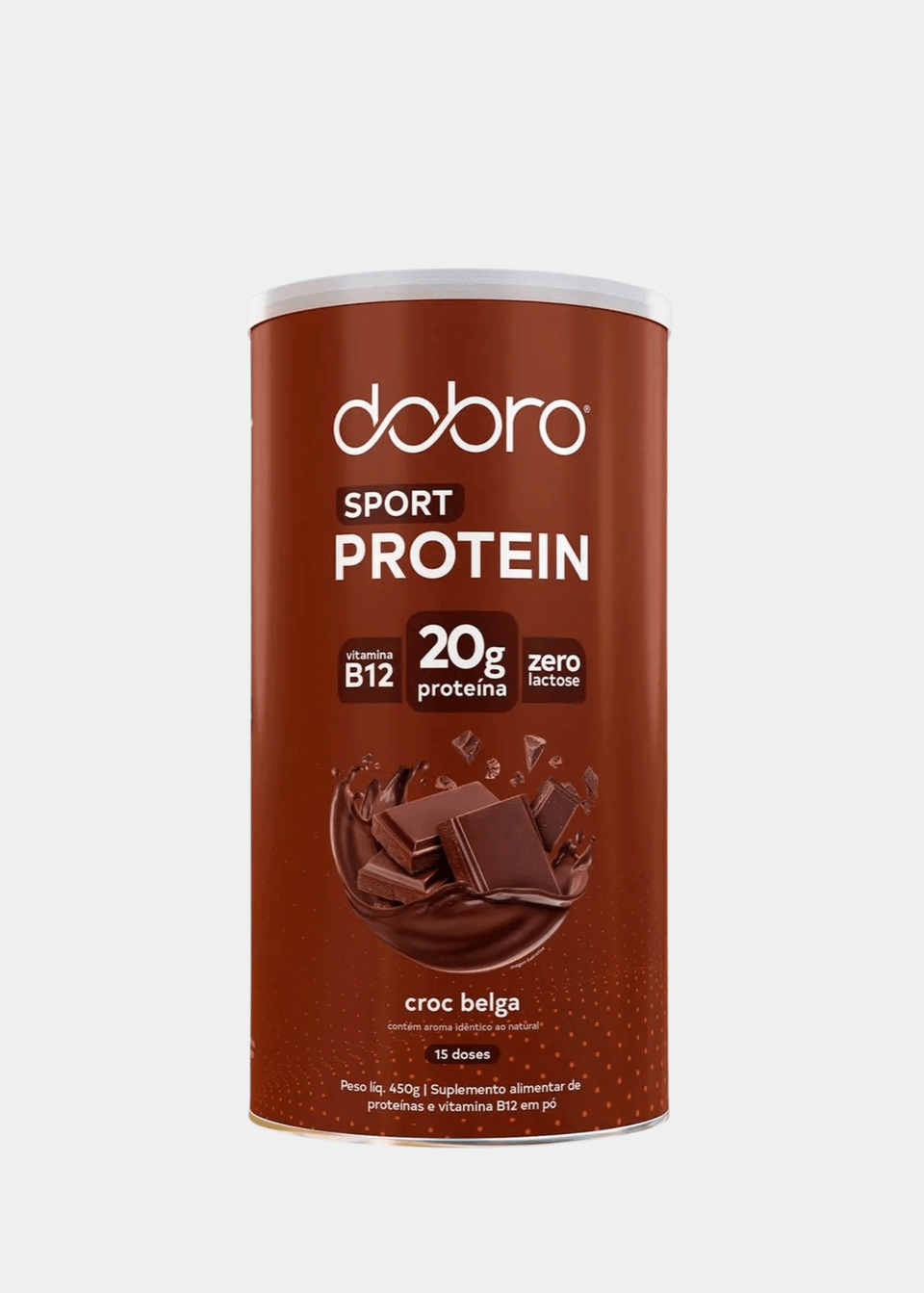 Proteína Vegana Chocolate Belga Dobro - 450g